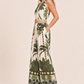 Palm Print Jumpsuit