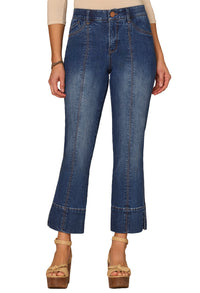 "Ab"solution® High Rise Center Seam Kick Flare Jeans
