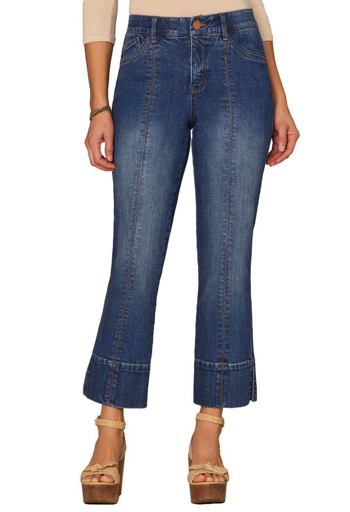 "Ab"solution® High Rise Center Seam Kick Flare Jeans