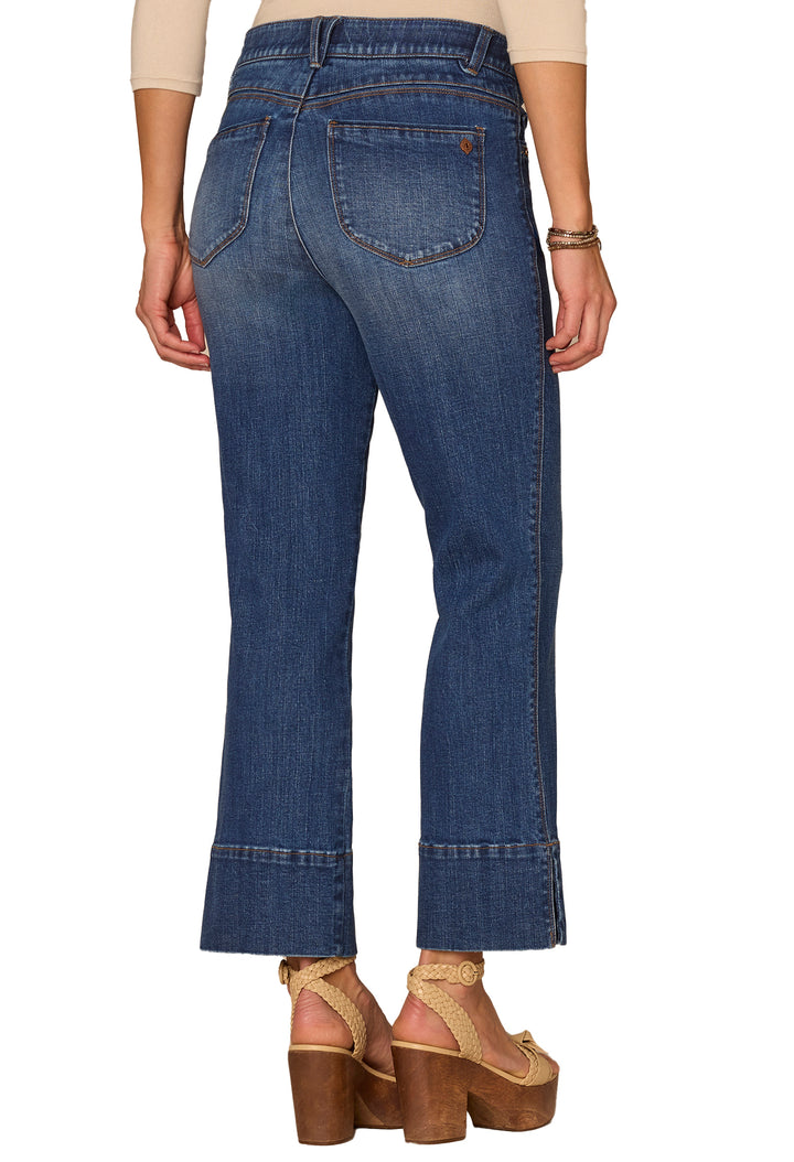 "Ab"solution® High Rise Center Seam Kick Flare Jeans