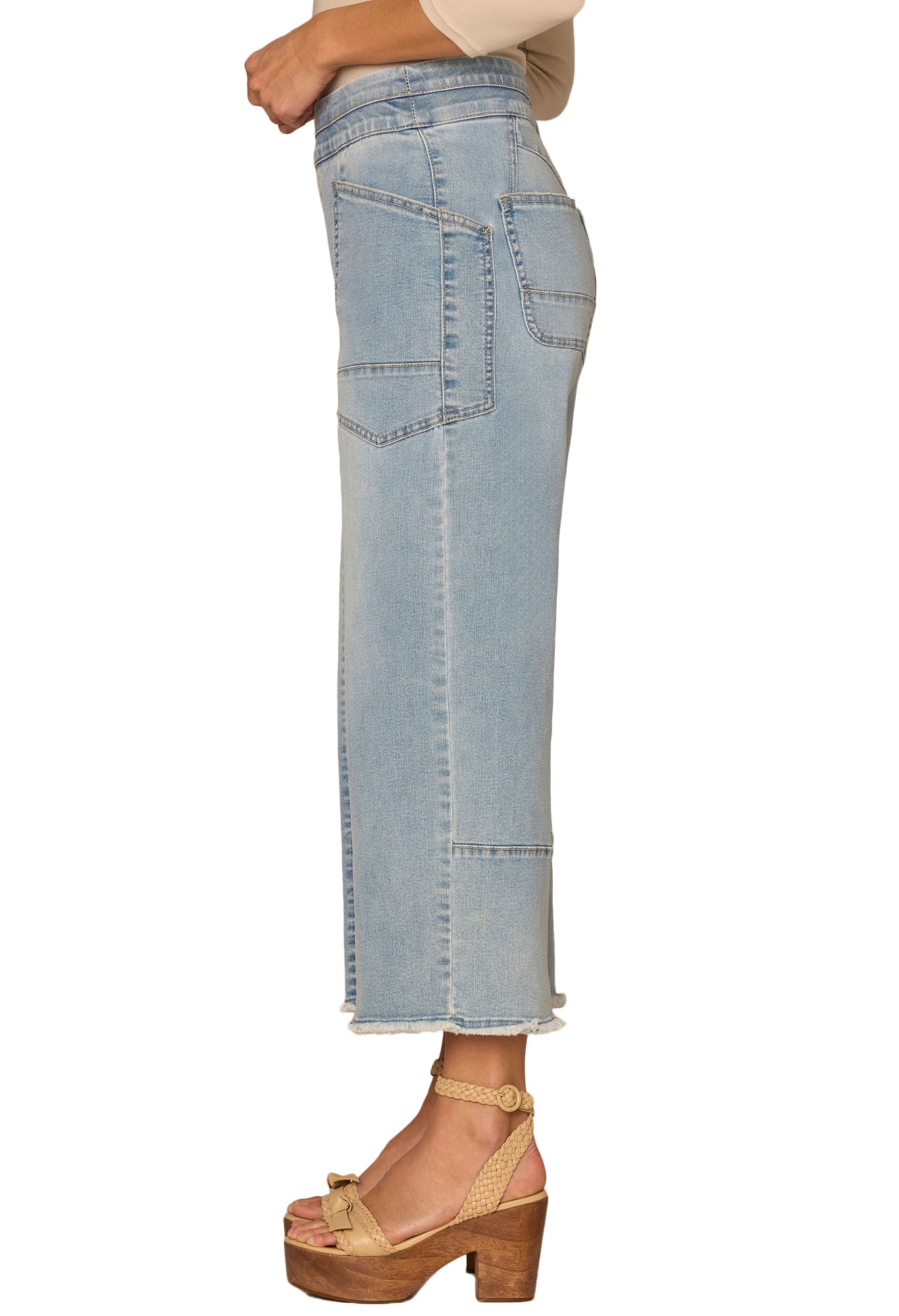 "Ab"solution® Skyrise Glider Crop Jeans