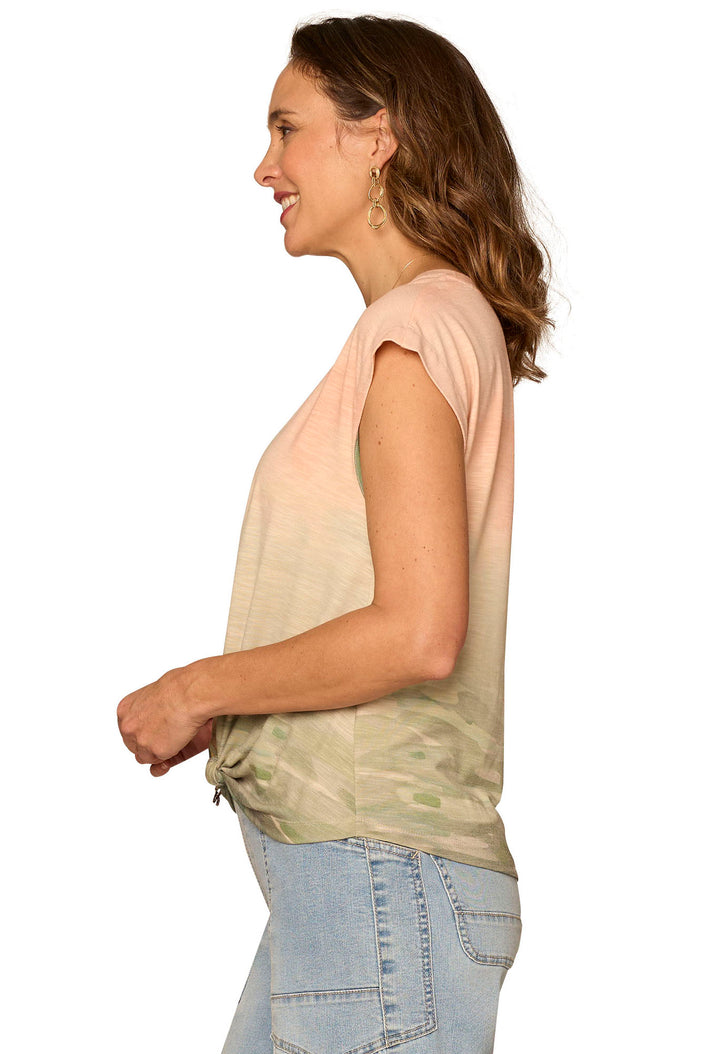 Cap Sleeve Floral Top