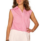 Sleeveless Button Down Woven Shirt