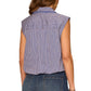 Sleeveless Button Down Woven Shirt