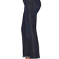 "Ab" Solution Cropped Itty Bitty Flare Jeans