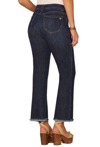 "Ab" Solution Cropped Itty Bitty Flare Jeans