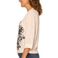 3/4 Sleeve Floral Top