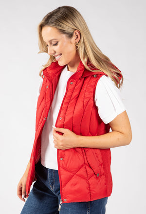 Quilted Hooded Gilet