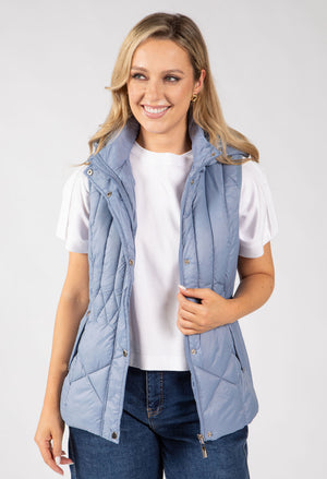 Quilted Hooded Gilet