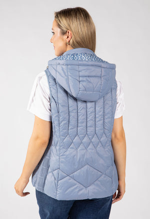 Quilted Hooded Gilet