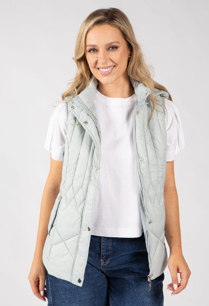 Quilted Hooded Gilet