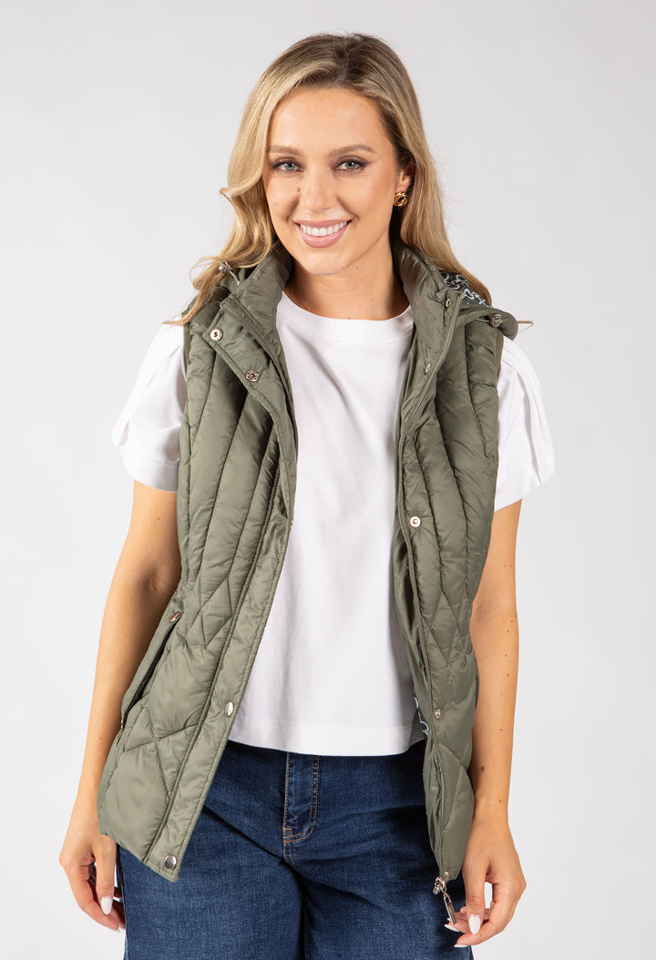 Quilted Hooded Gilet