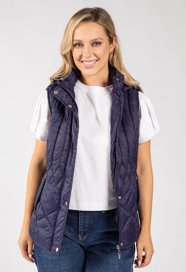 Quilted Hooded Gilet