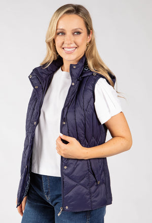 Quilted Hooded Gilet