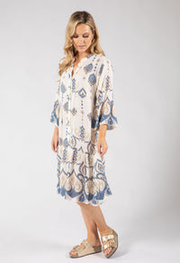 Paisley Pop Flowy Dress