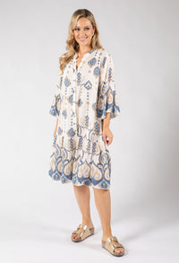 Paisley Pop Flowy Dress