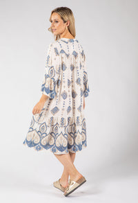 Paisley Pop Flowy Dress