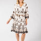 Paisley Pop Flowy Dress