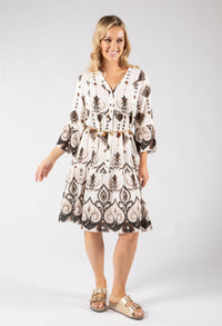 Paisley Pop Flowy Dress