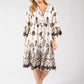 Paisley Pop Flowy Dress