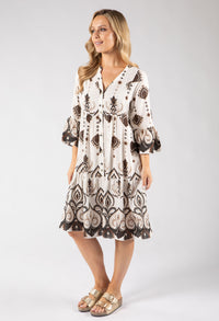 Paisley Pop Flowy Dress