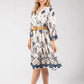 Paisley Pop Flowy Dress