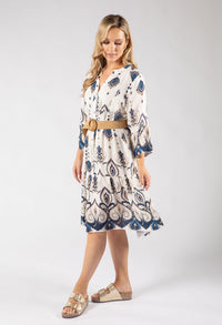 Paisley Pop Flowy Dress