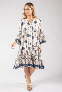 Paisley Pop Flowy Dress