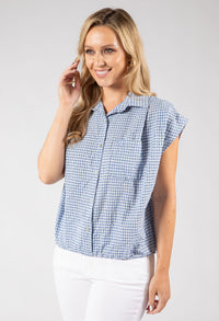 Gingham Cropped Shirt