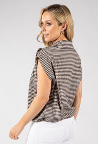 Gingham Cropped Shirt