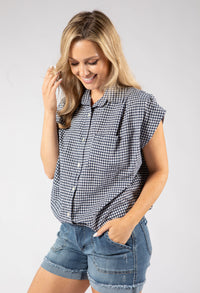 Gingham Cropped Shirt