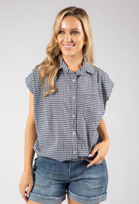 Gingham Cropped Shirt