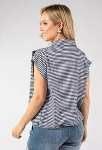 Gingham Cropped Shirt