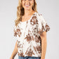 Hibicus Printed Blouse