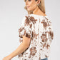 Hibicus Printed Blouse