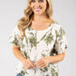 Hibicus Printed Blouse