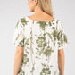 Hibicus Printed Blouse