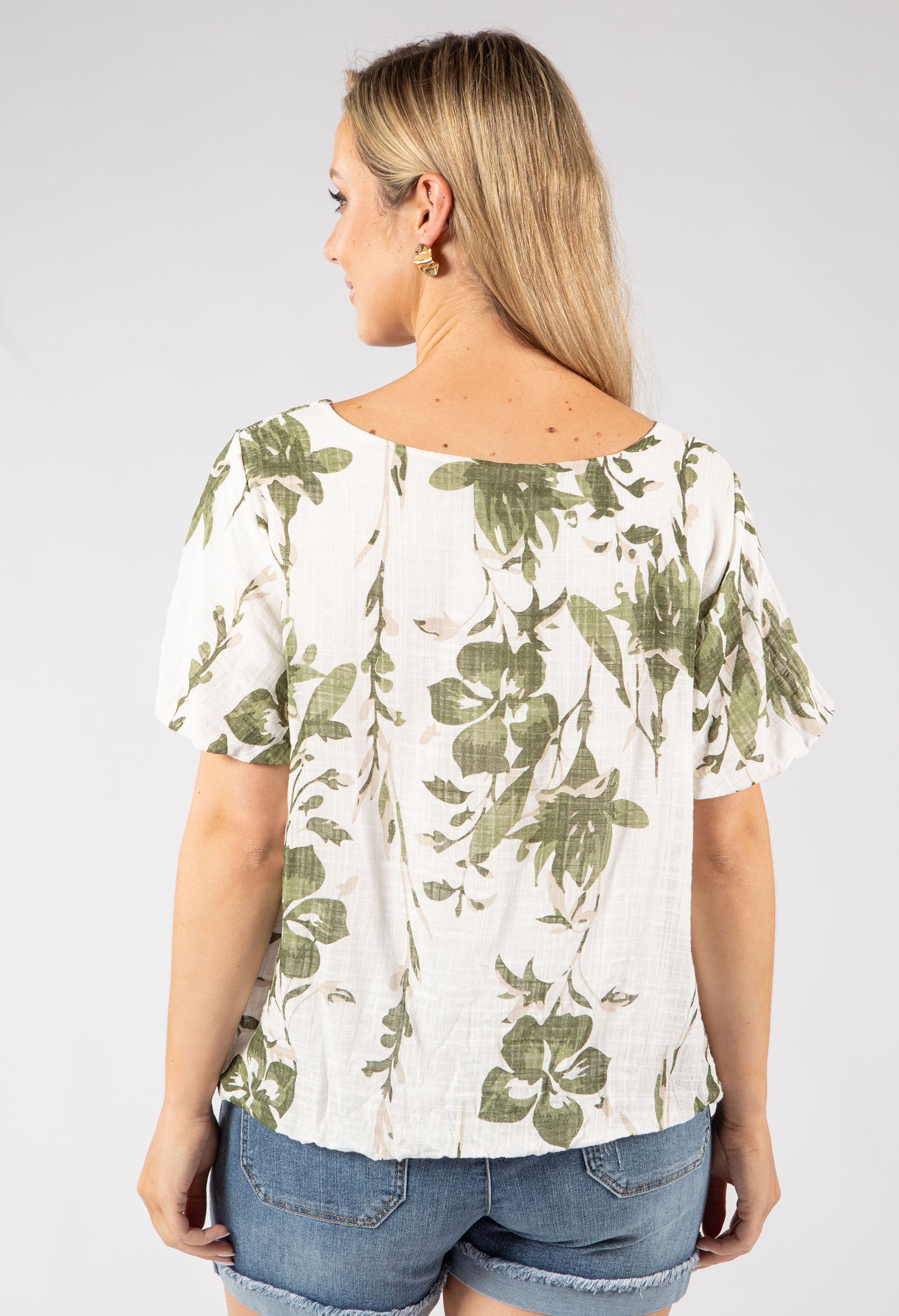 Hibicus Printed Blouse