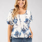 Hibicus Printed Blouse
