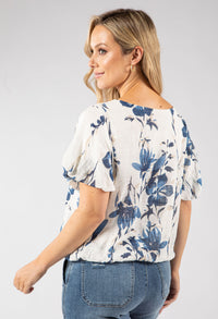 Hibicus Printed Blouse