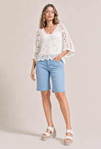 Crochet Knit Top