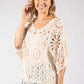 Crochet Knit Top