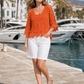 Crochet Knit Top