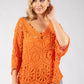 Crochet Knit Top