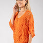 Crochet Knit Top