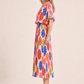 Daisy Plisse Pleated Pop Over Dress