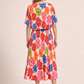 Daisy Plisse Pleated Pop Over Dress
