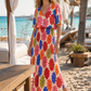 Daisy Plisse Pleated Pop Over Dress