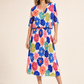 Daisy Plisse Pleated Pop Over Dress