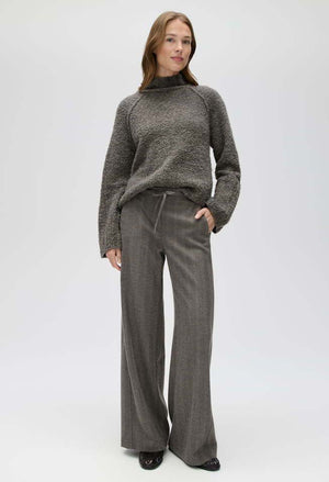 Melane Herringbone Trousers
